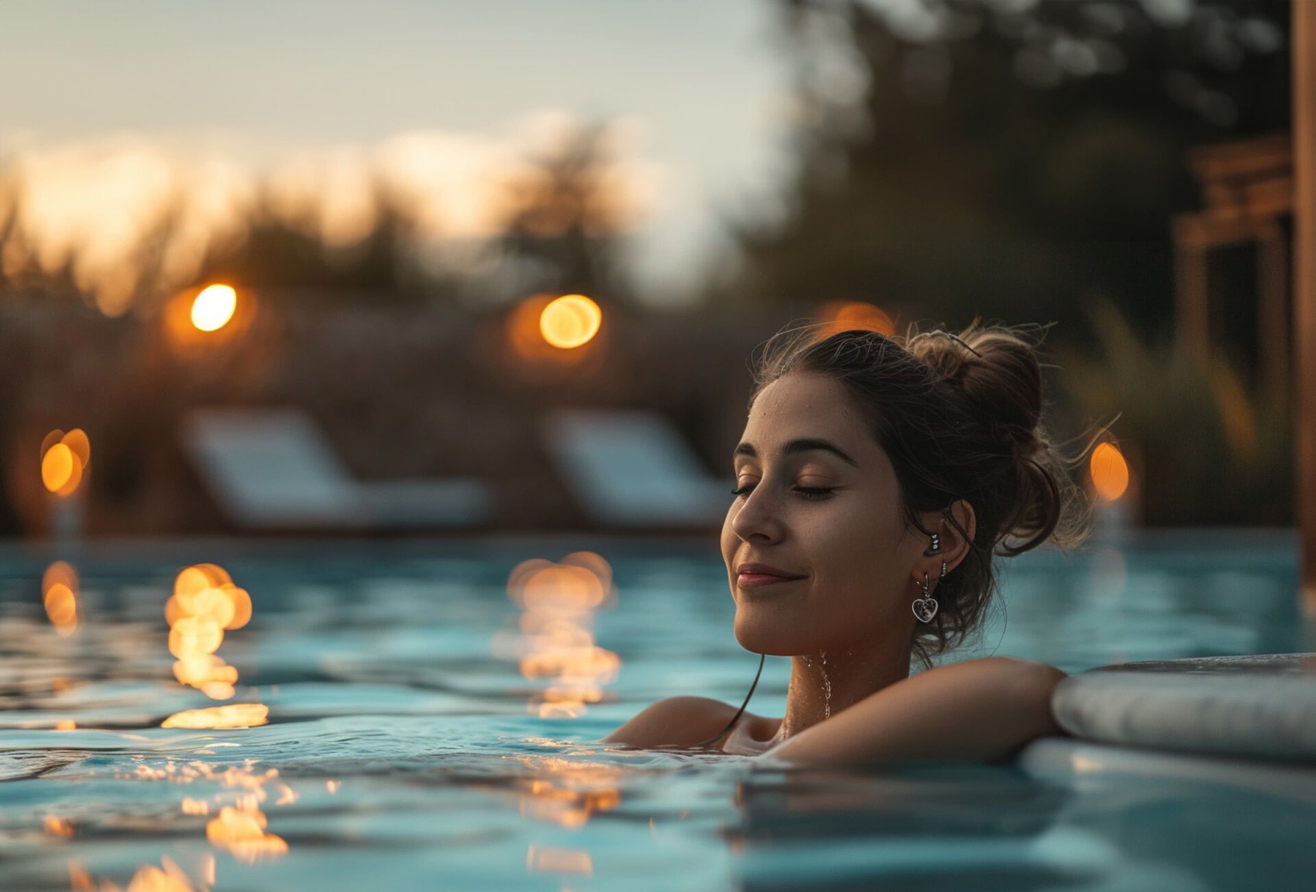 Entspannung im Wellness-Pool Entspannung im Wellness-Pool