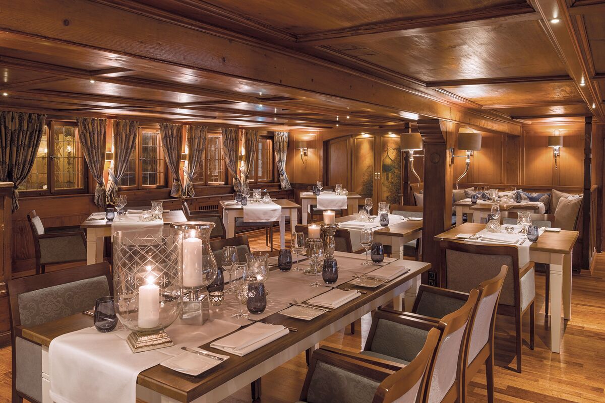 Adler Stuben seating area in the Adler restaurant
