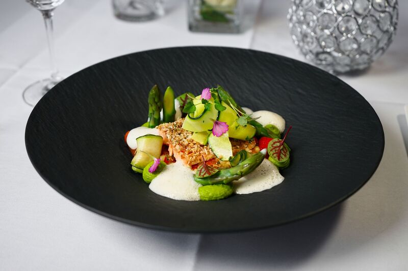 Menü Saibling mit Fregola Menü Saibling mit Fregola
