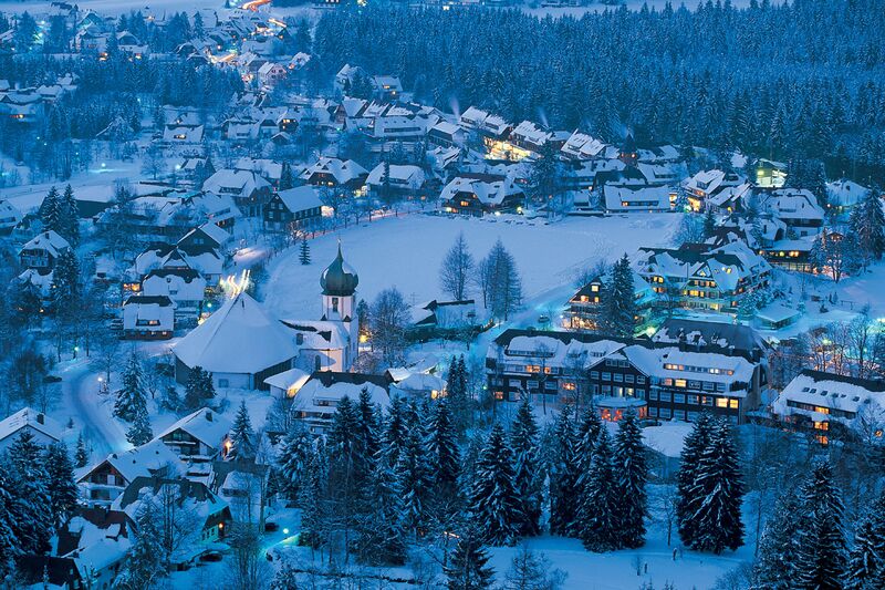 Hinterzarten in winter Hinterzarten in winter
