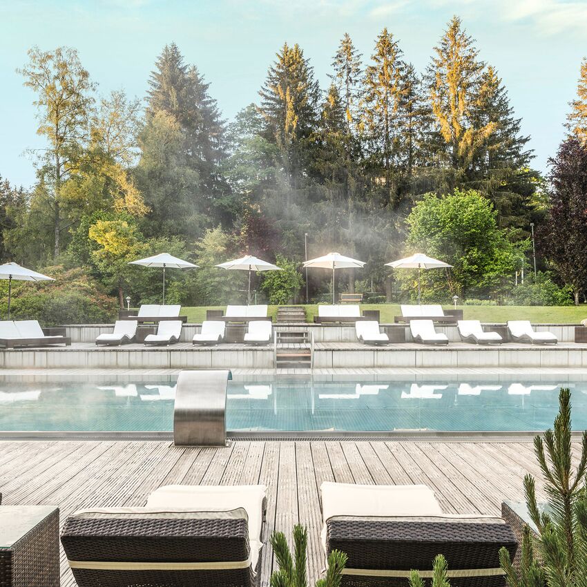 Outdoor Pool in a Natural Setting